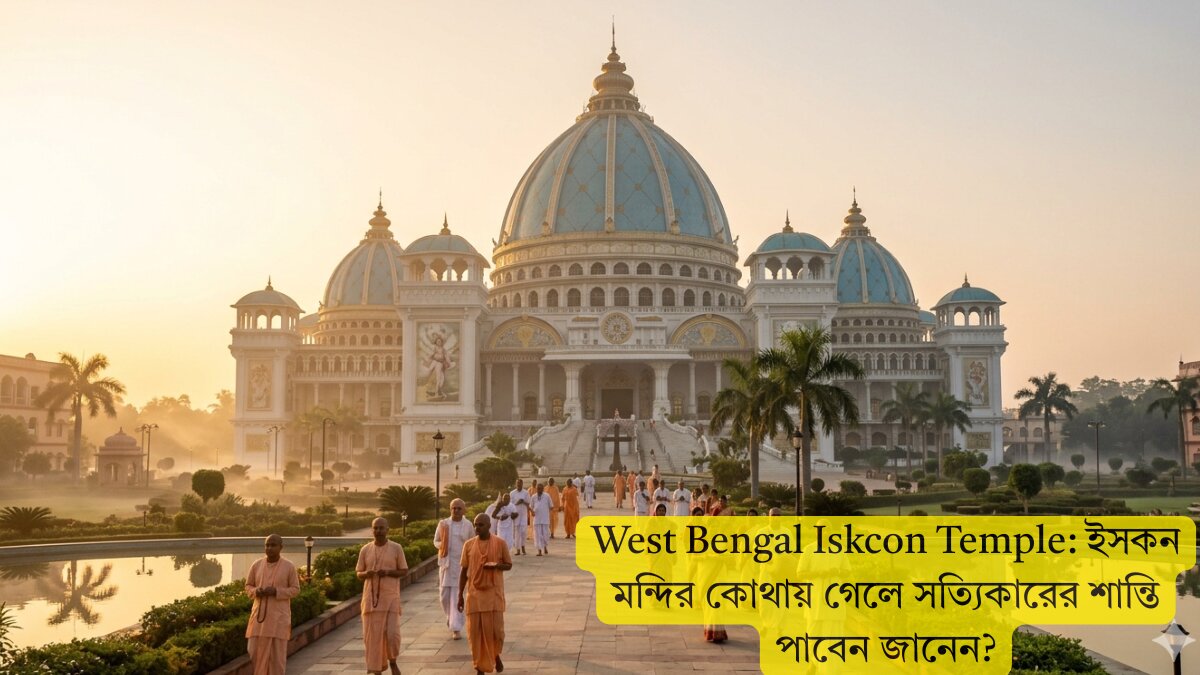 West Bengal Iskcon Temple: ইসকন মন্দির কোথায় গেলে সত্যিকারের শান্তি পাবেন জানেন?