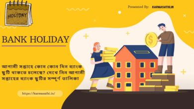 Which day is going to be a bank holiday?(কোন দিন ব্যাংক ছুটি থাকতে চলেছে?)